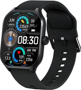 Zeorgia H9 Premium 2.01" Display, Bluetooth Calling, IP68 Waterproof, Fitness Features Smartwatch