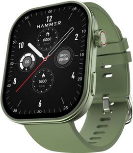 Hammer Tussle 2.01" HD Display Advanced BT Calling|Voice Assistant|In-Built Games Smartwatch