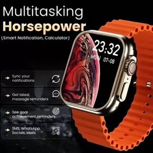 Satyam TRADERS T-800 Ultra Smart Watch With Wireless Charging And Sweatproof NX013 Smartwatch