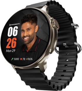 CrossBeats Always On, Advanced AI ENC Bluetooth Calling, in-Built Games, Fast Charge Smartwatch