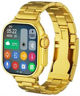 GameSir S9 Ultra 24K Golden with Extra Strap Bluetooth calling, Health, Sport, Fashion Smartwatch