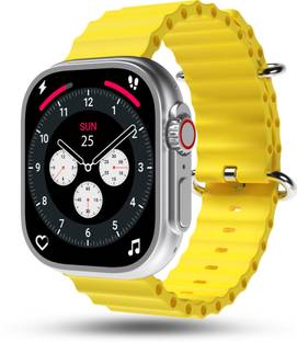 Pebble Crest 2.02"Infinite Display,Rugged Design,BT Calling,Rotating Crown,Health Suite Smartwatch