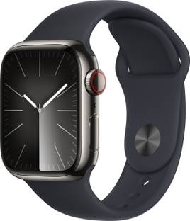 Apple Watch Series 9 GPS + Cellular 41mm Graphite Case & Midnight Sport Band - M/L