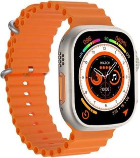 MSO Ultra T800 With Bluetooth Call & Wireless Charger Free Black Strap Smartwatch