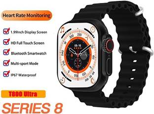 ASAAN TRADERS New T800 Ultra Smart Watch with Advanced Bluetooth Calling, Heart Rate Tracking Smartwatch