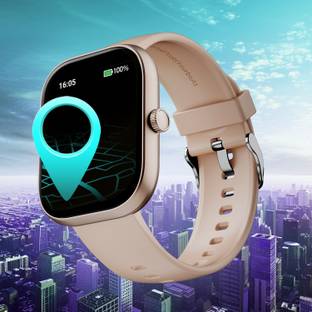 boAt Wave Sigma 3 w/ Turn By Turn Navigation, 2.01" Screen, Crest App, QR Code Tray Smartwatch