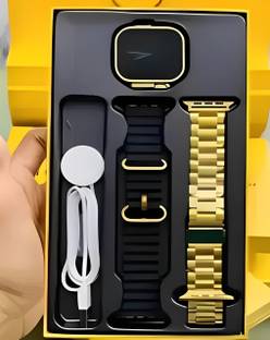 Avonix C9 Ultra Dark Golden BT Microphone Calling with 25+ New Features NO Color Fade_ Smartwatch