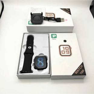 DMtRADERS T500 Ultra Unisex Sports Watch T500 Smartwatch (Black Strap, Free Size) Smartwatch