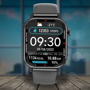 Nervfit New Launch Phoenix Sports 1.85" LED, Solid Build, BT Calls, Waterproof, HR, BP Smartwatch