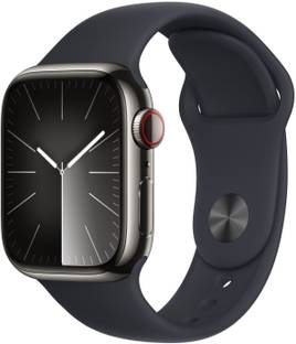 Apple Watch Series 9 GPS + Cellular 41mm Graphite Case & Midnight Sport Band - S/M