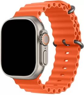 Satyam TRADERS T800 ULTRA SMARTWATCH ORANGE FOR MEN AND WOMEN Smartwatch