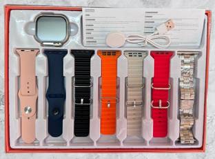 FORTUNATE H70 Ultra 2 45mm Combo Smartwatch with 7 Latest Straps for Male & Female Smartwatch