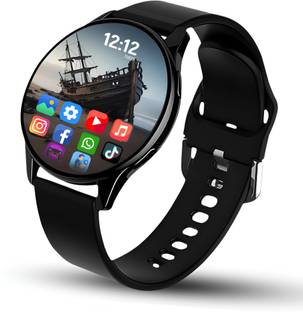 GameSir Active 2 Round Stay Connected with YouTube, Facebook, and Insta Notifications Smartwatch