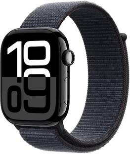 Apple Watch Series 10 GPS + Cellular 46mm Jet Black Aluminium with Ink Sport Loop