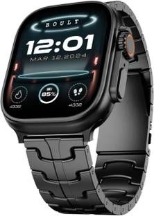 Boult Crown Pro 2.01" AMOLED, BT Calling, Working Crown, AOD, Zinc Alloy Frame, SpO2 Smartwatch