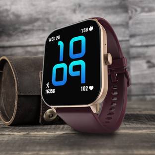 Noise Qube 2 1.96" display with Bluetooth Calling, Built-in Games, AI Voice Assistant Smartwatch