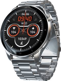 Pebble Cosmos Vault 1.43"Amoled Display Luxury Metal, Always on Display, BT Calling Smartwatch
