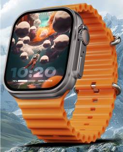 Boult Crown 1.95'' Screen, BT Calling, Working Crown, Zinc Alloy Frame, 900 Nits, SpO2 Smartwatch