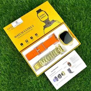 CLUBCLASSY C9 Ultra max Calling Smartwatch gold series 9 for Men & women with 3 strap Smartwatch