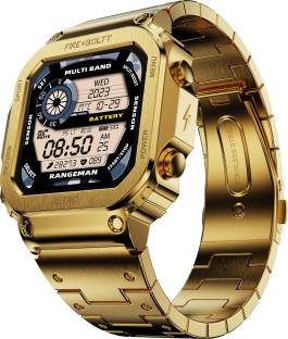 Fire-Boltt Retro Smart Watch 1.54" Display, Bluetooth call, Voice Assistance, Steel Straps Smartwatch