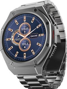 boAt X600 w/ 1.43" AMOLED Display, BT Calling & Ultra Premium Metal Body Smartwatch