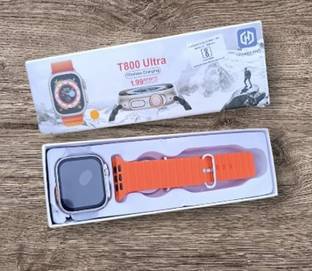 IMA T800 Ultra Smart Watch with Dual Strap Full Screen Waterproof Touch Display Smartwatch