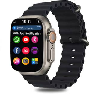 Wyltron T800 ultra Black Series Bluetooth Call Waterproof Stylish Smartwatch