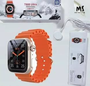 ROCK TOUCH T800 Black Ultra Smartwatch , Calling Smartwatch With Bluetooth Technology Smartwatch