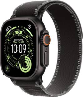 Apple Watch Ultra 3 GPS + Cellular 49mm Titanium Case Black/Charcoal Trail Loop - S/M