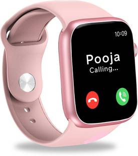 WTG I8 Pink-A1 Full Screen Touch Watch Specially Made for Girl & Women Smartwatch