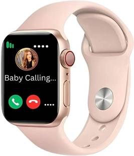 Melbon Pink I8 Pro Watch 1.69” LCD Display, Multiple Watch Faces,Sleep Monitor,Heart Smartwatch