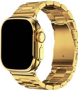 CLUBCLASSY Smartwatch gold series 9 for Men and women 49mm 3 straps Smartwatch