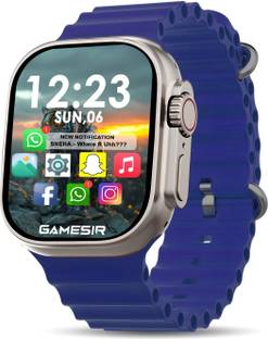 GameSir T800 Ultra Blue Smartwatch with Bluetooth, Fitness & Heart Rate Tracking Smartwatch