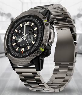 GOBOULT Sterling Pro 1.43" AMOLED, Stainless Steel Metallic Body, BT Calling, Rugged Smartwatch