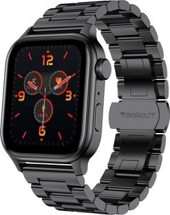 Fire-Boltt Rise Luxe Stainless Steel Luxury, 47mm (1.85) Display, Games, 120+ Sports Smartwatch