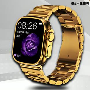 GameSir S9 Ultra Gold 2.19" AMOLED Display, 100+ New Features, Music Play, Golden Smartwatch