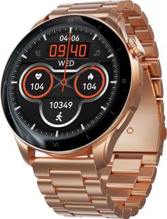 Pebble Cosms Vault 1.43"Amoled Display Luxury Metal, Always on Display, BT Calling Smartwatch
