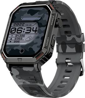 Fire-Boltt Commando 49.5mm (1.95) AMOLED Smart Watch, 123 sports modes, Bluetooth calling Smartwatch