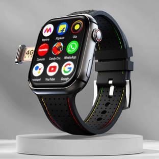 Fire-Boltt Dream WristPhone - 4G SIM/LTE/WiFi, Android OS, Play store unlimited apps, GPS Smartwatch