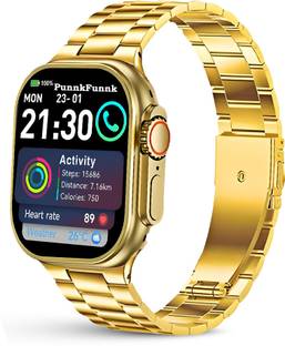 PunnkFunnk S9 Ultra Golden 24K Specially Made for Businessman Smartwatch