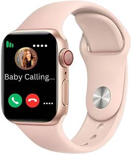 Melbon Pink I8 Pro Watch 1.69” LCD Display, Multiple Watch Faces,Sleep Monitor,Heart Smartwatch