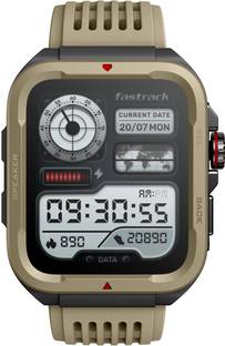 Fastrack Active 1.83" HD Display,Functional Crown,BT Calling with Advanced Chipset Rugged Smartwatch