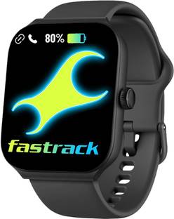 Fastrack FS1 Max|Biggest 1.95'' UltraVU Curve Display|BT Calling|100+ Multisports Smartwatch