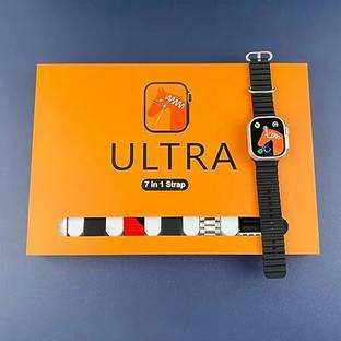 Sarsa 8 Ultra 7 in 1 49 MM BT Calling Sports Mode Fitness 7 Belt for Men & Women Smartwatch
