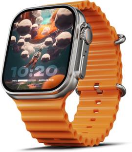 Boult Crown 1.95'' Screen, BT Calling, Working Crown, Zinc Alloy Frame, 900 Nits, SpO2 Smartwatch