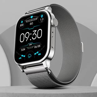 Fire-Boltt Rise Luxe Bluetooth Calling 47mm (1.85), Metal Body & Rotating Crown, 123 Sports Smartwatch