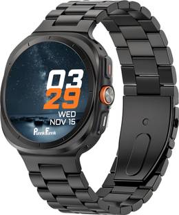 PunnkFunnk Xtra Strom Round Smartwatch With Bt Calling Fitness Tracking Multi-Sport Modes Smartwatch