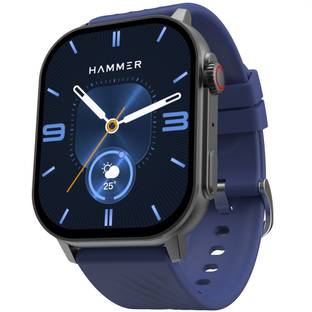 Hammer 2.04" SUPER AMOLED Bluetooth Calling, AI Voice Assistance, Metallic Build Smartwatch