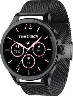 Fastrack Noir Pro-1.19''|Women's Fashion|AMOLED|AOD|1000 NITS|Functional Crown|BT Calling Smartwatch