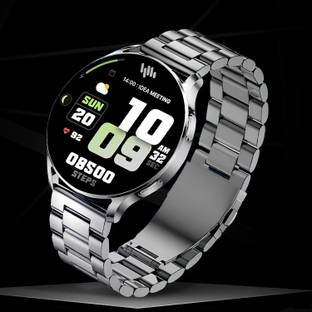Melbon Active Max Round Stay Connected with YouTube, Facebook, and Insta Notifications Smartwatch